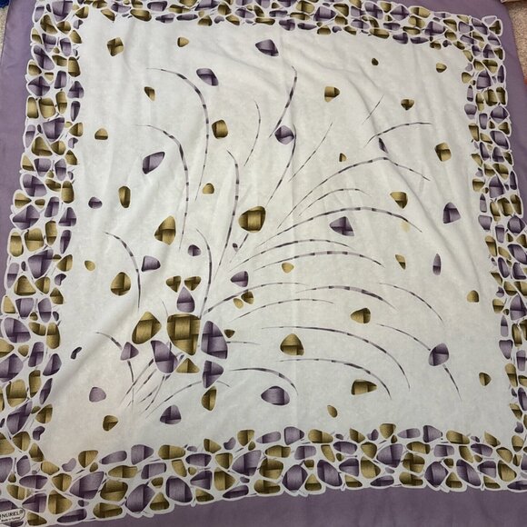 Nurel square Scarf Made in Turkey 42” - Picture 1 of 5